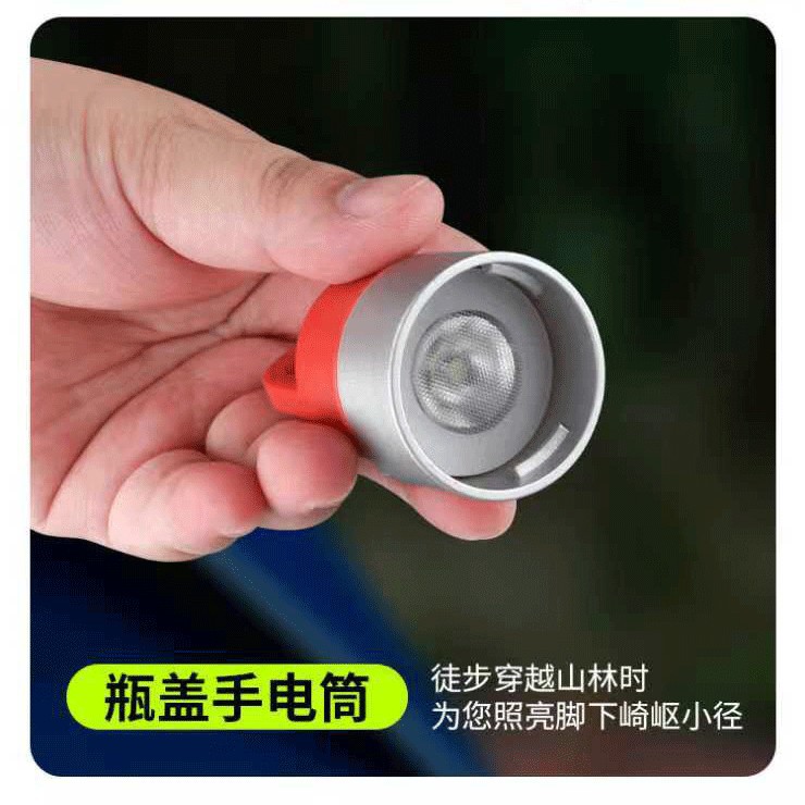 Outdoor mini bottle cap camping light, RGB colorful atmosphere light, rechargeable and hanging campsite tent new night light Application Scenario