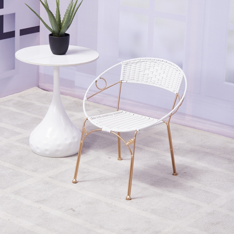 庭院阳台小藤椅藤椅室外腾椅儿童老人椅子靠背椅单人成人家用凳子产品图