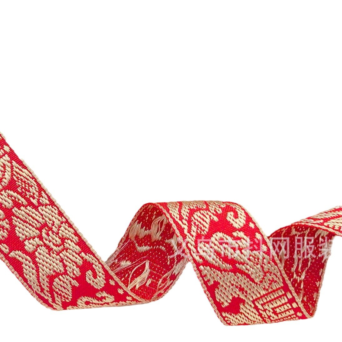 2cm retro ethnic style gold thread texture hair accessories, headwear, performance costume accessories, gift box with packaging strap in stock Item Picture