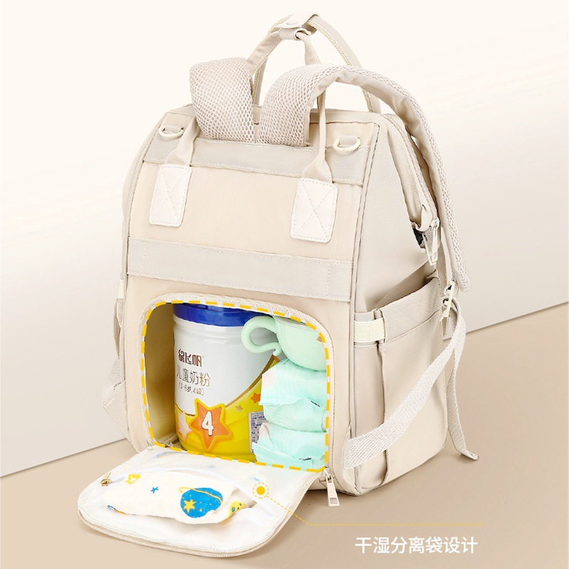 母婴包2025新款多功能usb妈咪包妈妈包尿布包妈咪袋双肩背包