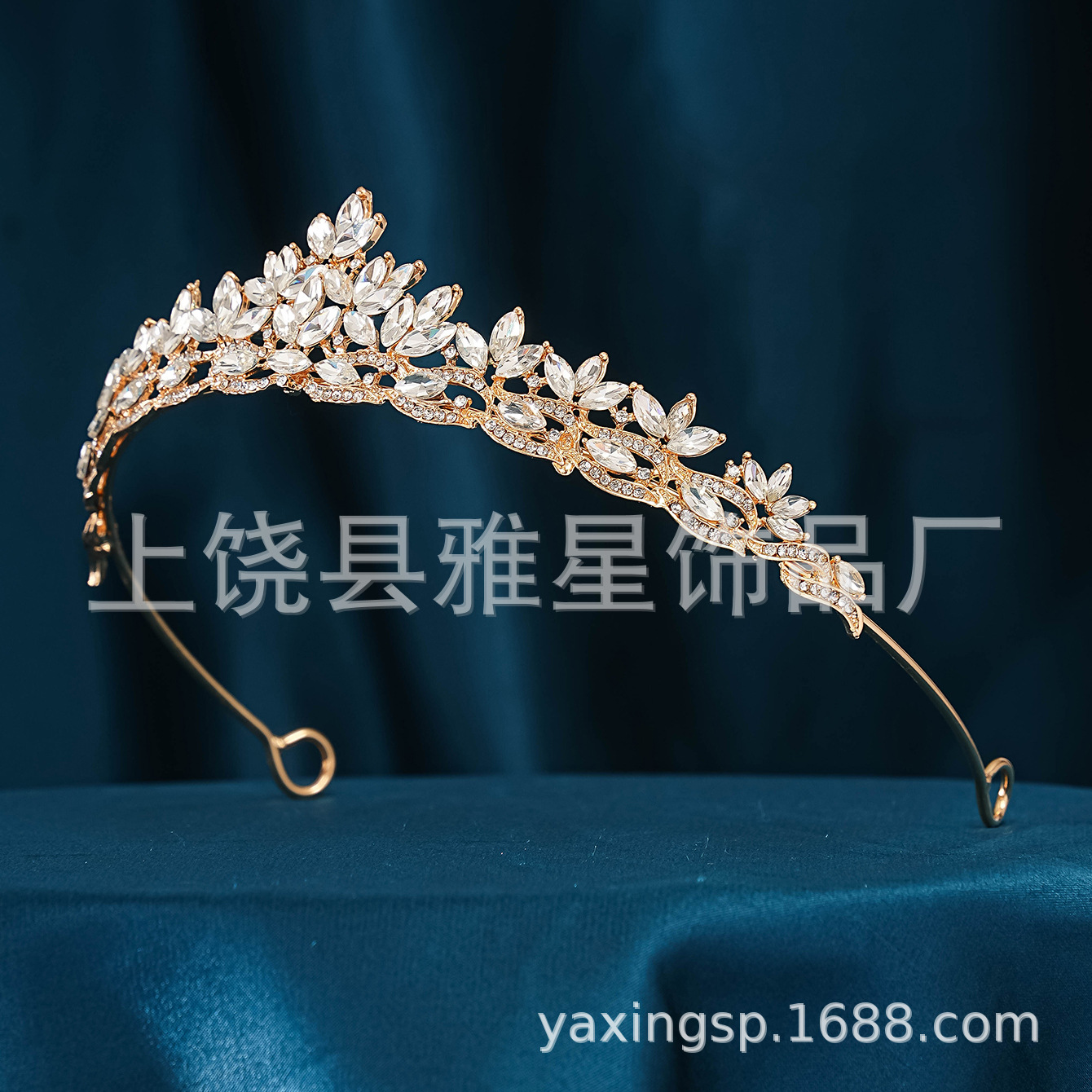 Girls' crown headwear, crown bride hair accessory, birthday gift, princess baby hair clip, 2025 new style, Europe and America Application Scenario