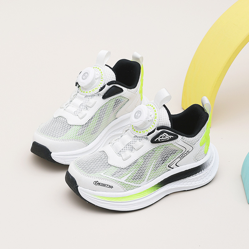 2026春夏新款男童跑步鞋透气网面学生训练鞋中大童运动鞋儿童潮鞋