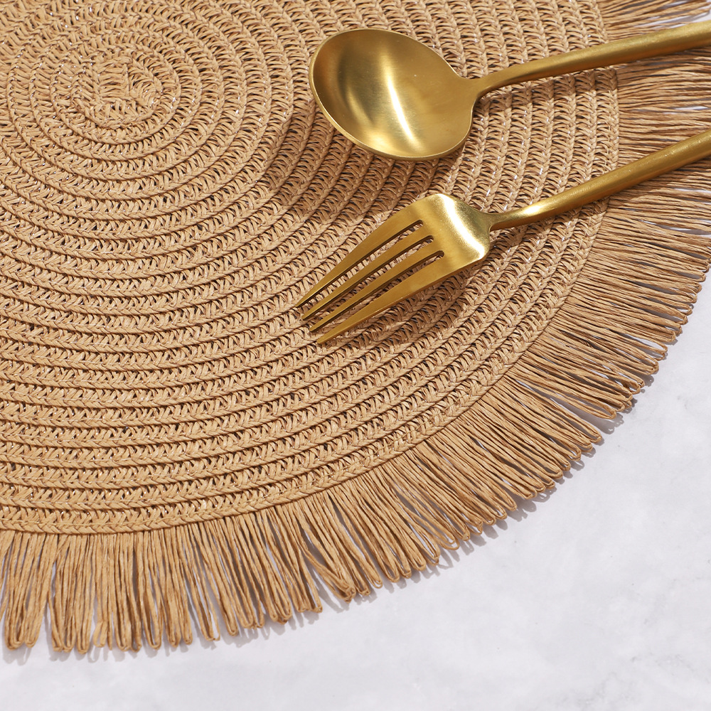 竹杯垫/隔热垫/编织餐垫/餐垫/白云石材质杯垫细节图