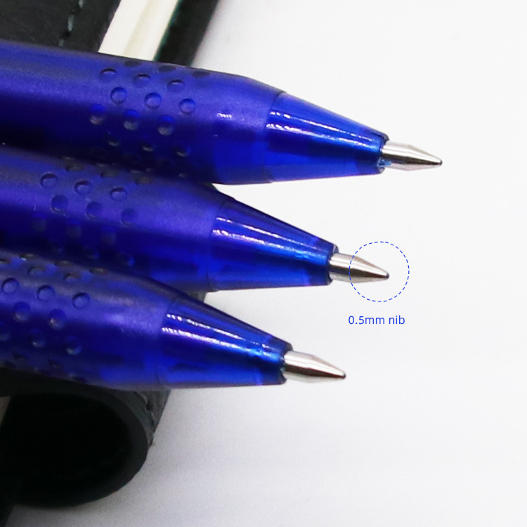 Yalong Cross-border's newly designed simple pen bullet tip 0.5mm gel pen, high-quality school and office erasable pen Application Scenario