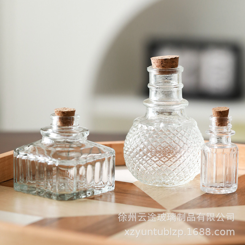 玻璃瓶/木盖玻璃罐/玻璃制品/玻璃瓶包装盒/玻璃罐酒产品图