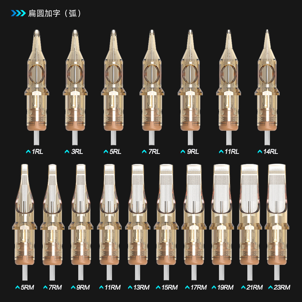 shanilak tattoo Needle 08-0.25 series, disposable short needles for tattoo pens and tattoo machines Specification image