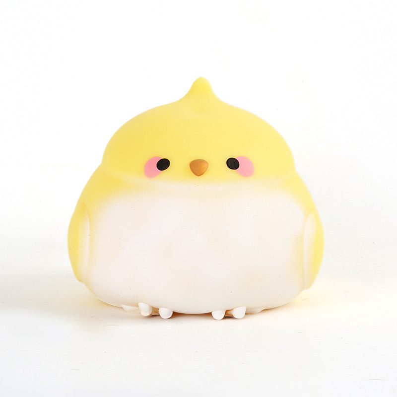 Fatty Parrot Squeeze Fun Stress-relieving Toy, stress-relieving squeeze toy, soft silicone rubber, children Item Picture