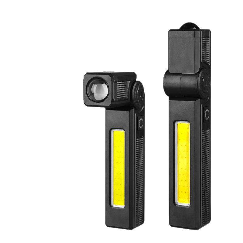 Cross-border multi-functional portable work light, 120° rotating local lighting, magnetic car repair light, portable inspection light