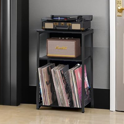 Amazon cross-border e-commerce bedroom and living room multi-layer storage rack, wooden 3-layer sofa, bedside table with storage