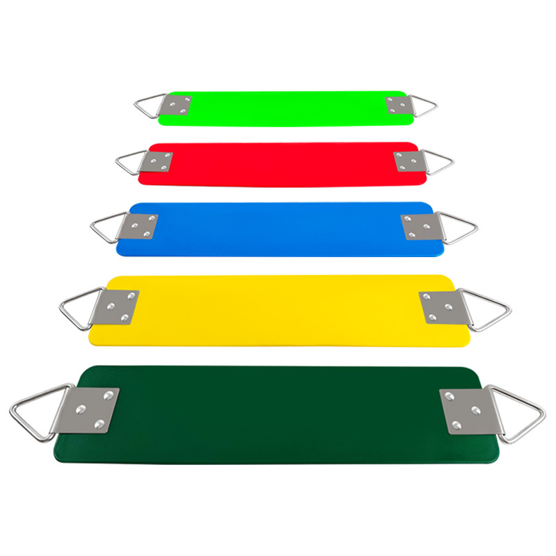 Stainless steel EVA soft board indoor and outdoor one-line swing for children and babies, plastic smooth board seat accessories Item Picture
