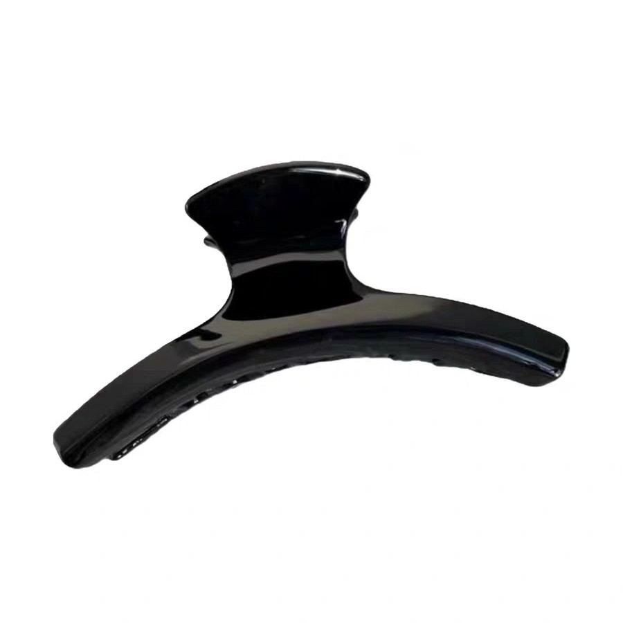 "Flower and Youth 5 Dilraba's black acetate imitation hair clip, large-sized hair clip, shark clip. Item Picture