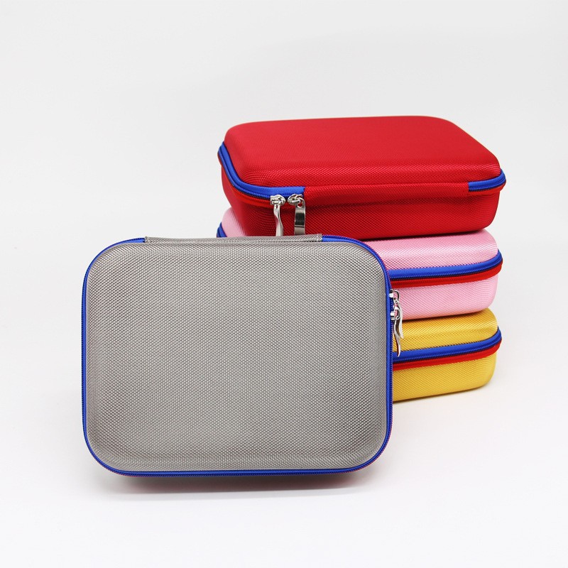 eva rectangular storage bag, portable hard drive bag, charger, data cable, Bluetooth earphone case, eva waterproof storage box Item Picture
