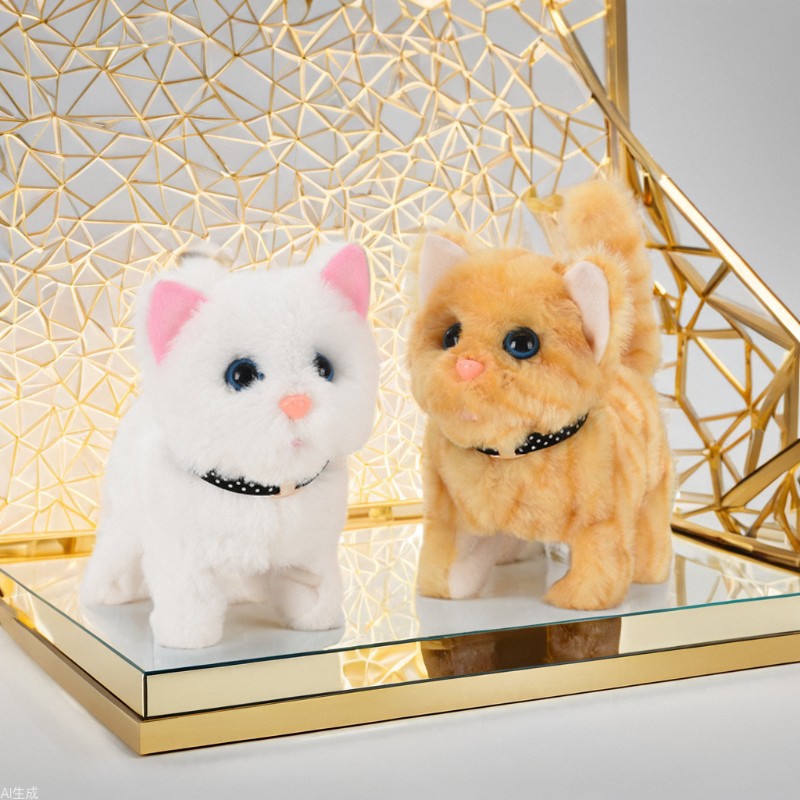毛绒玩具猫灯笼ai小马驹马年节日礼物可爱毛绒玩偶儿童玩具