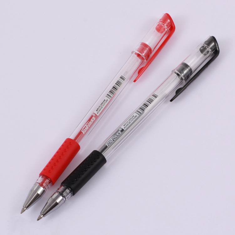 163 European standard gel pen socket, office gel pen, simple gel pen, carbon pen details Picture