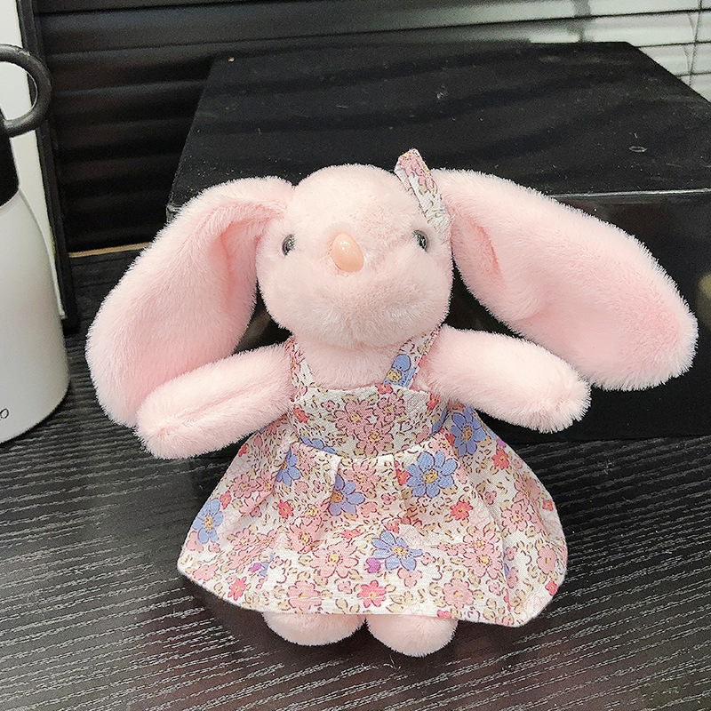Wholesale rabbit dolls, plush keychains, small figurines, pendants, bags, cute pendants, schoolbags, internet-famous toy dolls details Picture