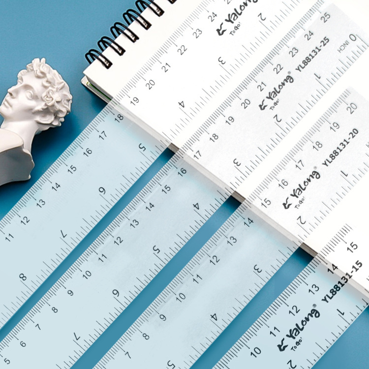 A 15-centimeter Yalong cross-border plastic flexible ruler for school supplies Specification image