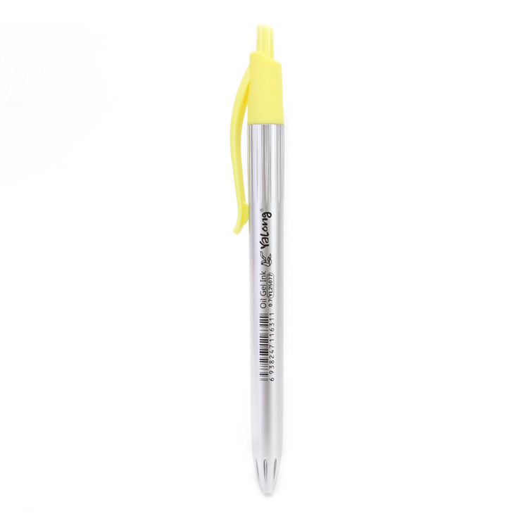 Yalong is offering a hot promotion on a 0.7MM blue refilled needle-shaped imported plastic office ballpoint pen and oil pen Specification image