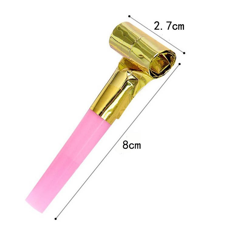Children's toy, blowing dragon, birthday party props, little blowing dragon whistle, plastic horn blowing, rolling gold paper blowing dragon Item Picture