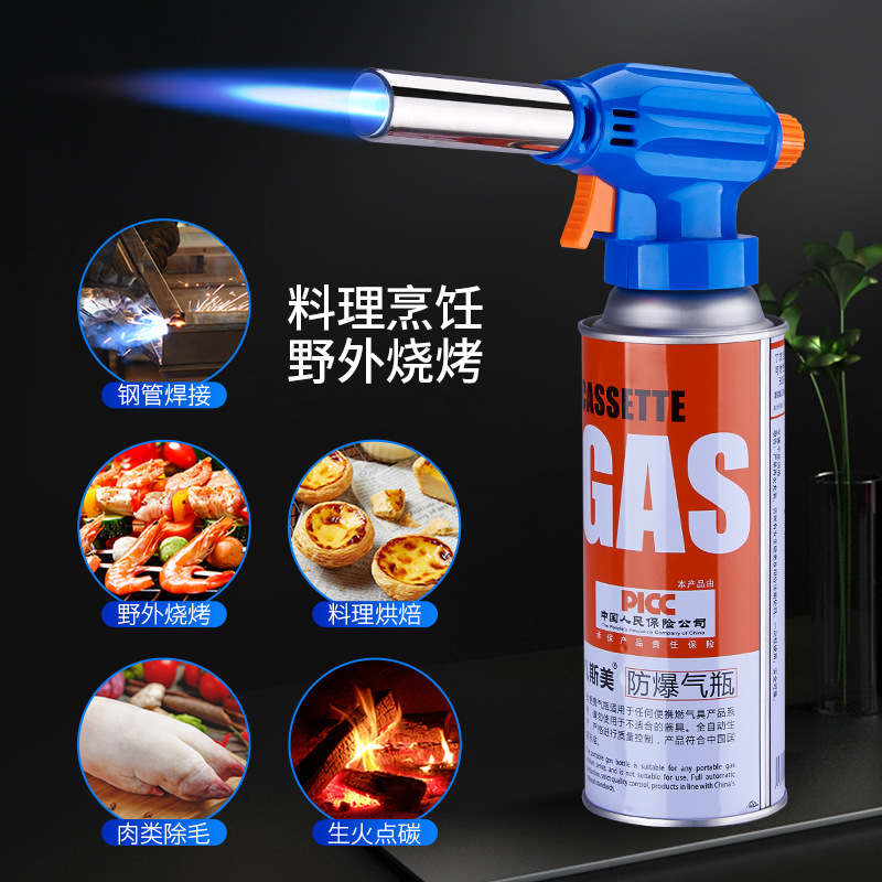 Portable extended cassette type household kitchen spray gun head outdoor barbecue metal spot spray gun 129# Specification image