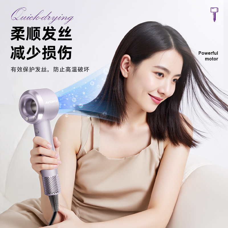 NOVA NV-7433 secador de pelo eléctrico nuevo secador de pelo de alta potencia sin hojas soplador de tambor de iones negativos gran soplador de fuerza al por mayor Specification image