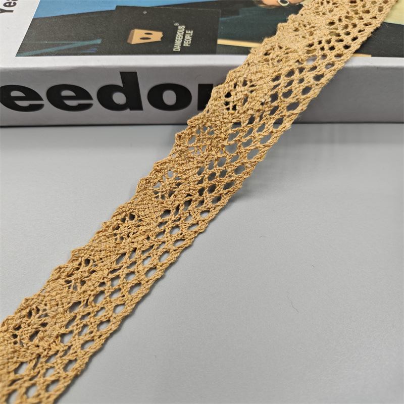 彩色棉线花边镂空家居窗帘沙发diy服装花边辅料厂家批发窗饰