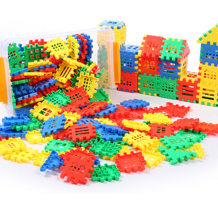Children's building block house toys for toddlers aged 2 to 6, large house assembly and insertion, educational toys for boys and girls Specification image