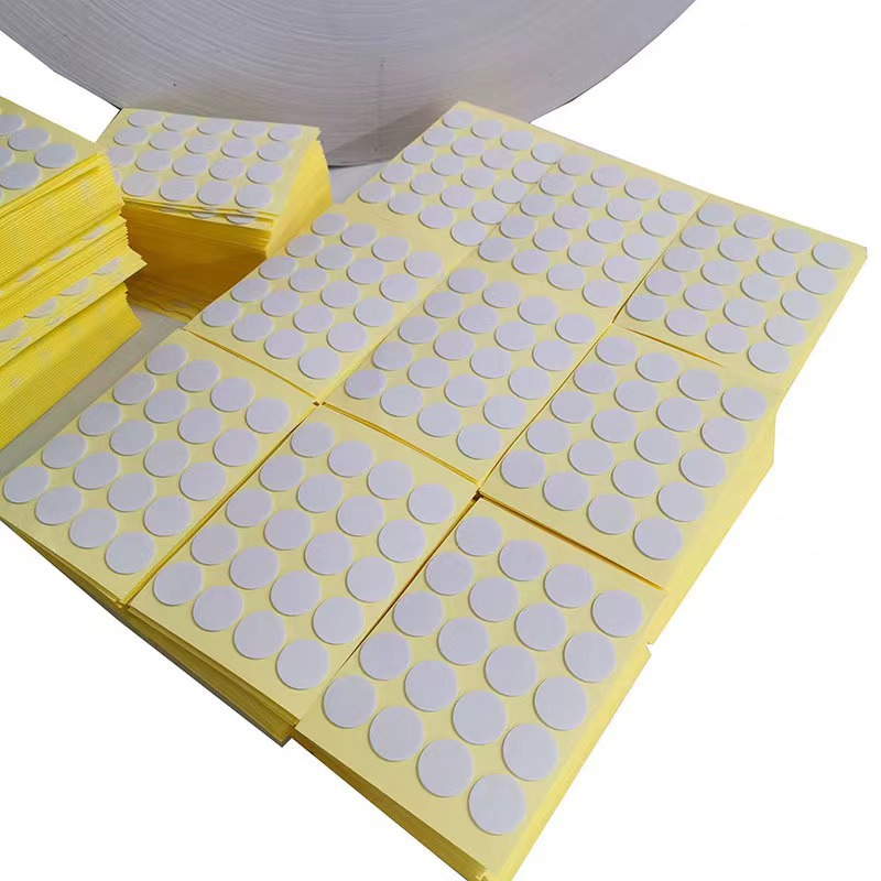 Strong round PE foam double-sided tape mirror DIY fixed back adhesive dot square high-adhesion hook double-sided tape Item Picture