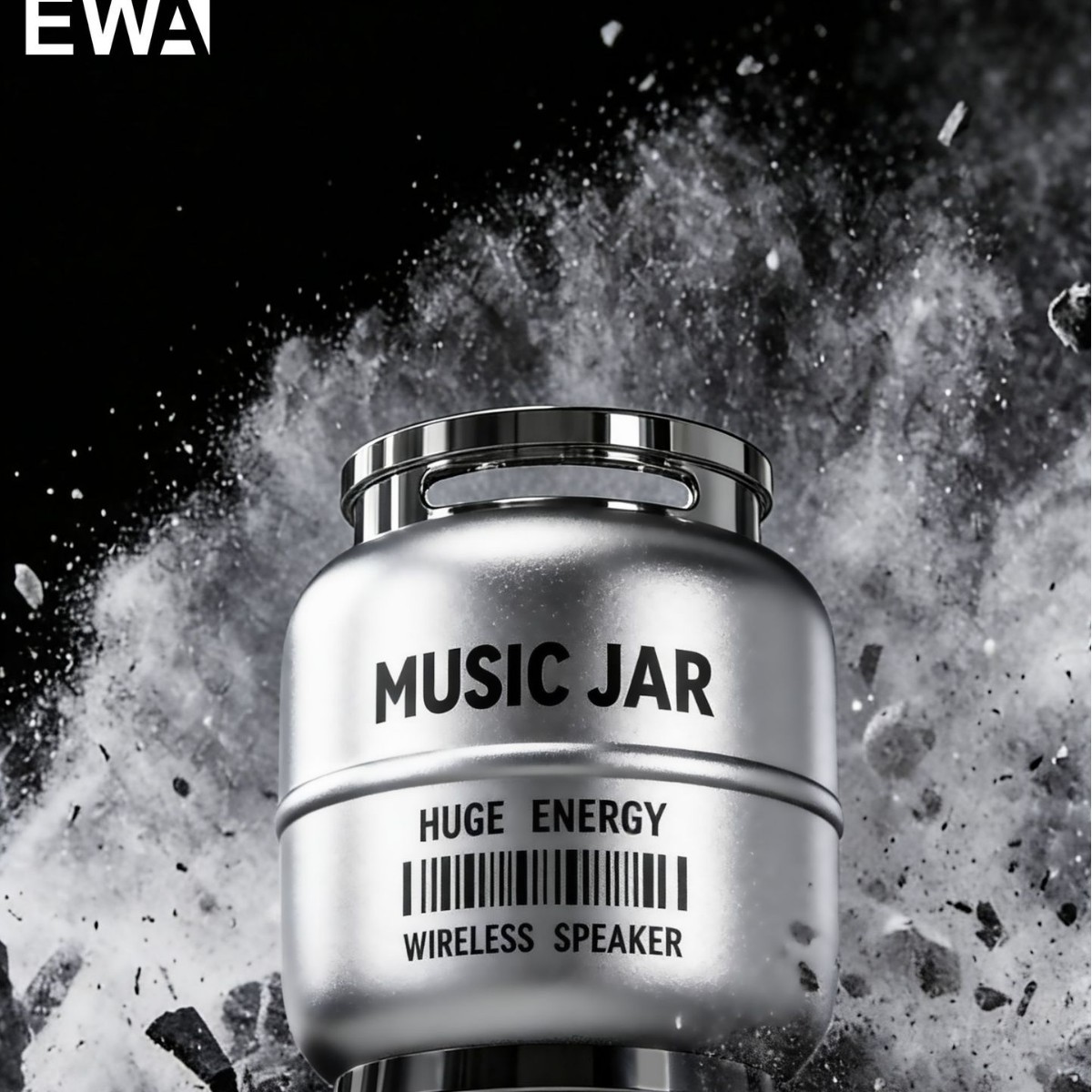 EWA- Gas Cylinder Speaker A165 features a classic gas cylinder design with bold lines and a full outline Item Picture