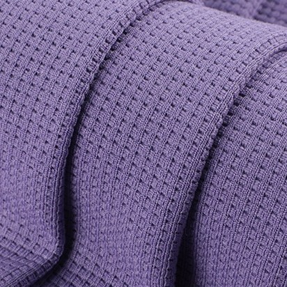 Waffle factory supplies textured knitted fabric spring and summer sweatshirts, wide-leg pants and casual sportswear in stock Application Scenario