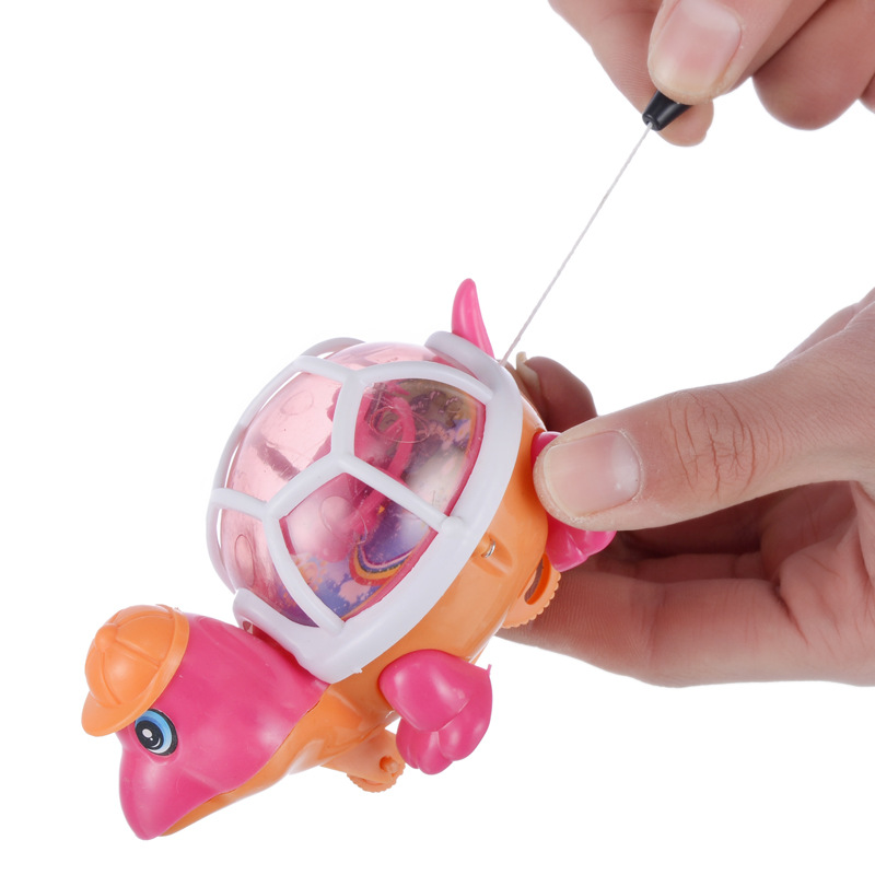 Creative stringing, glowing turtles, crawling turtles, baby children, kindergarten toys, street vending, hot sales, gift wholesale Application Scenario