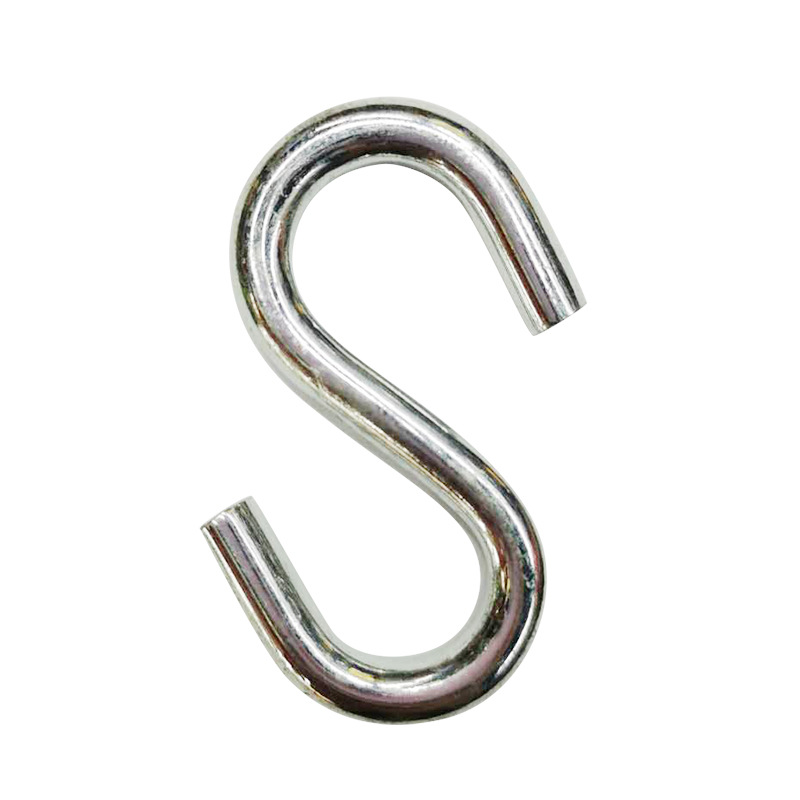 Flat-head S-hook, metal S-hook, is a multi-purpose hanging hook and storage hook with strong load-bearing capacity Item Picture