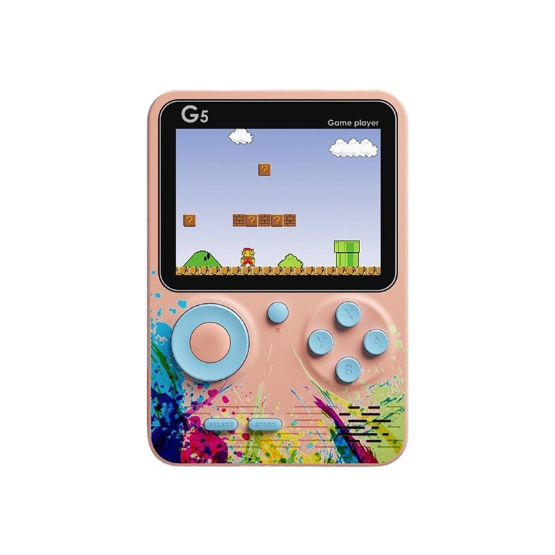 The classic and nostalgic 500-in-1 dual-player retro handheld colorful game console can be connected to a video game console Item Picture
