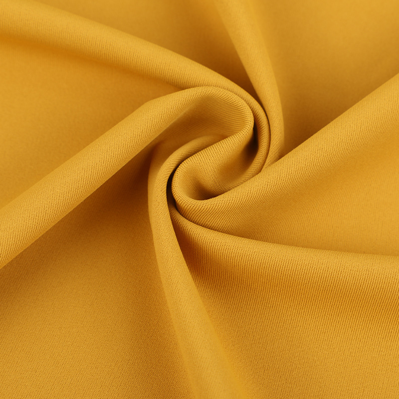 240g涤仿棉双面布高弹速干面料涤氨运动面料休闲瑜伽服面料产品图