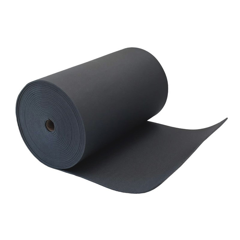 Black Polyethylene Roll-Shaped Shock-Absorbing And Soundproof Pad Balance Pad Item Picture