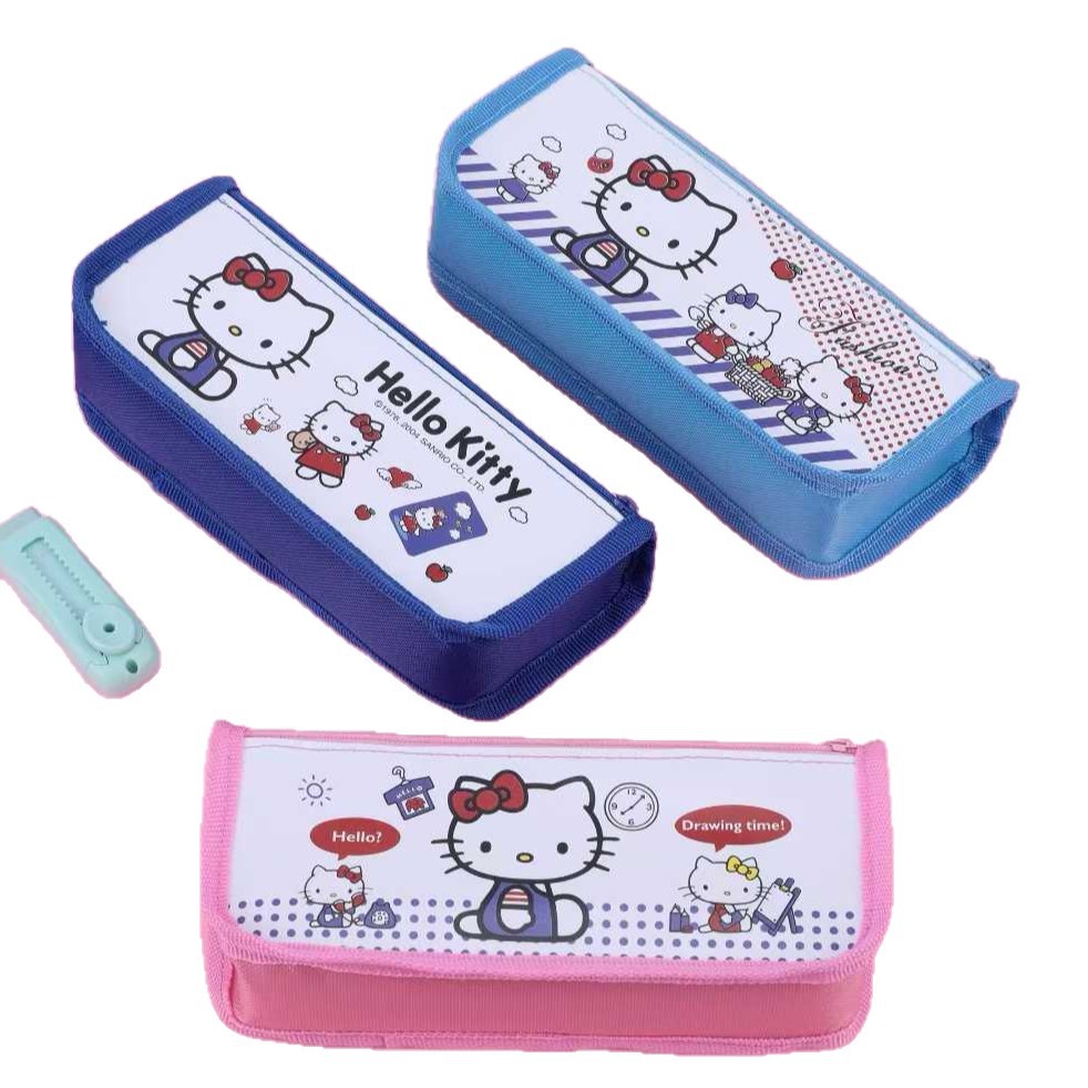 2026 New large-capacity pencil case, simple cartoon pencil case, multi-functional stationery box for primary school students Item Picture