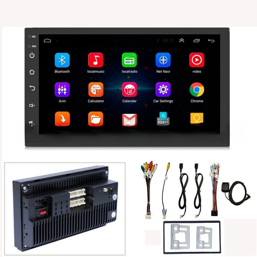 7寸车载中控屏安卓通用机GPS导航无线carplay蓝牙收音机倒车影像                         细节图