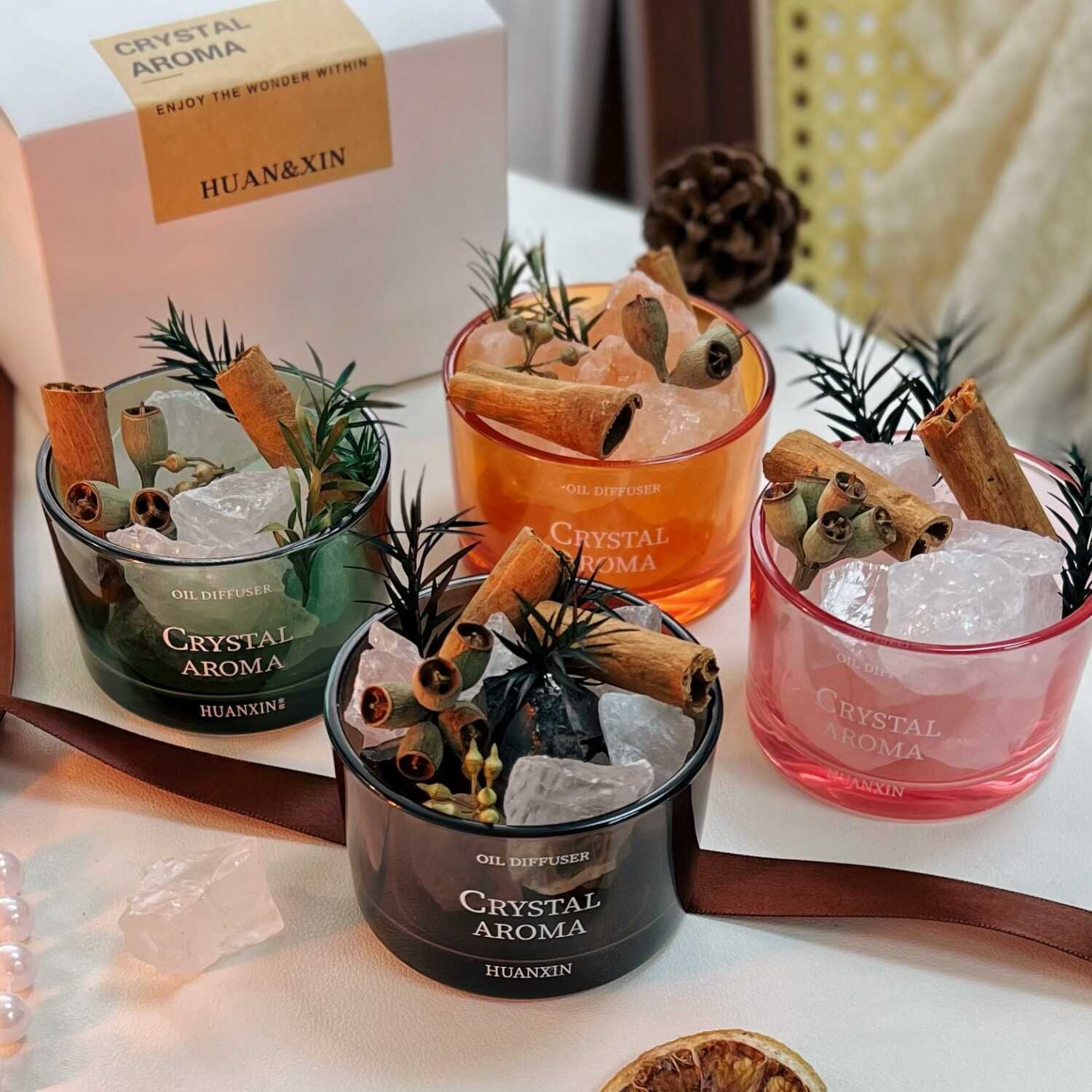 Highball cup aromatherapy, high-end decorative item, bedroom diffuser stone, flameless aromatherapy, long-lasting essential oil, household wholesale details Picture