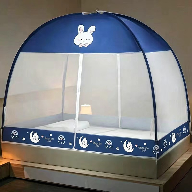 No installation of yurt mosquito nets, 1.8-meter household bed, 1.5-meter student tent, 1.2-meter magic mosquito net manufacturer wholesale Application Scenario
