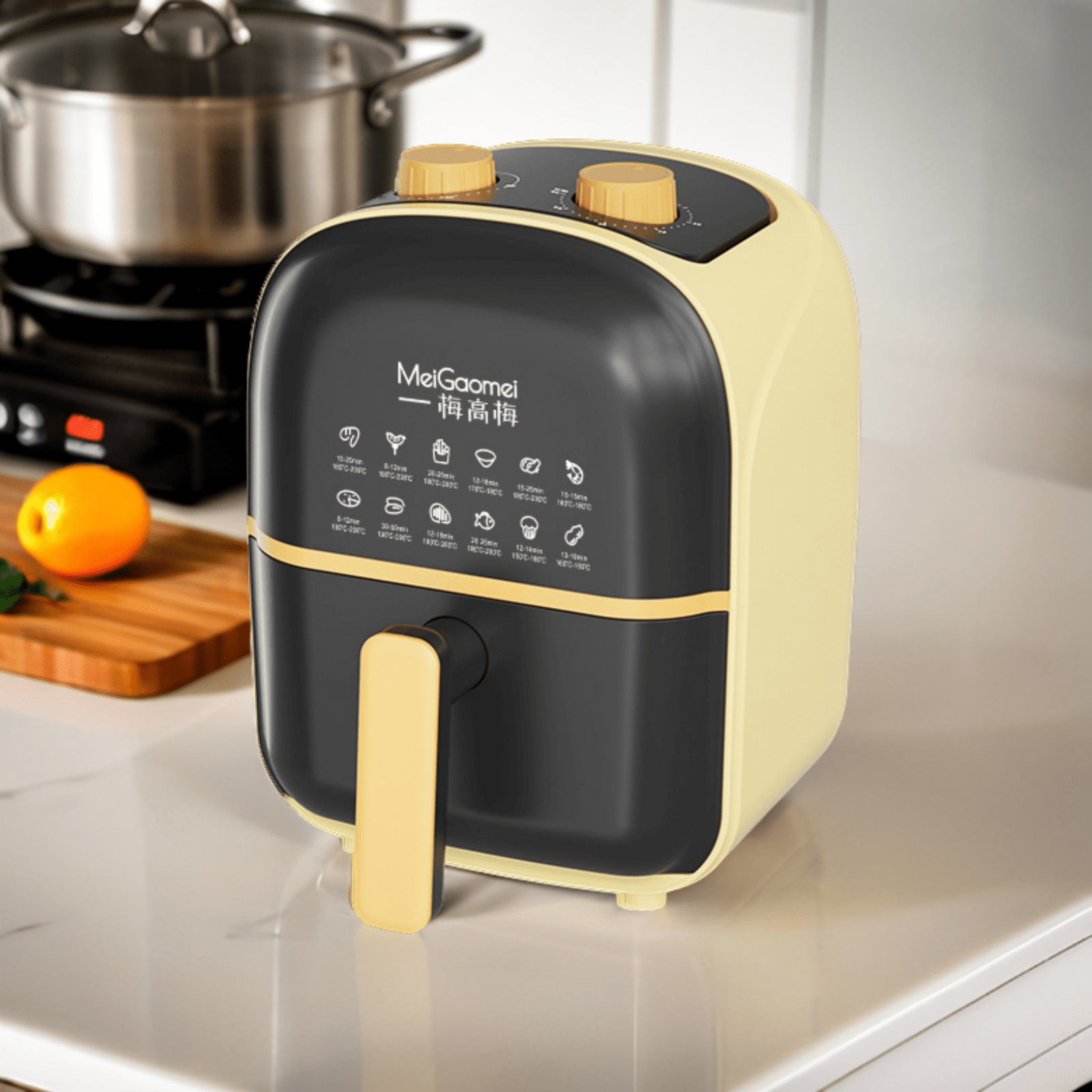 新型机械式免翻面家用空气炸锅宿舍烤箱大容量多功能一体机电炸锅