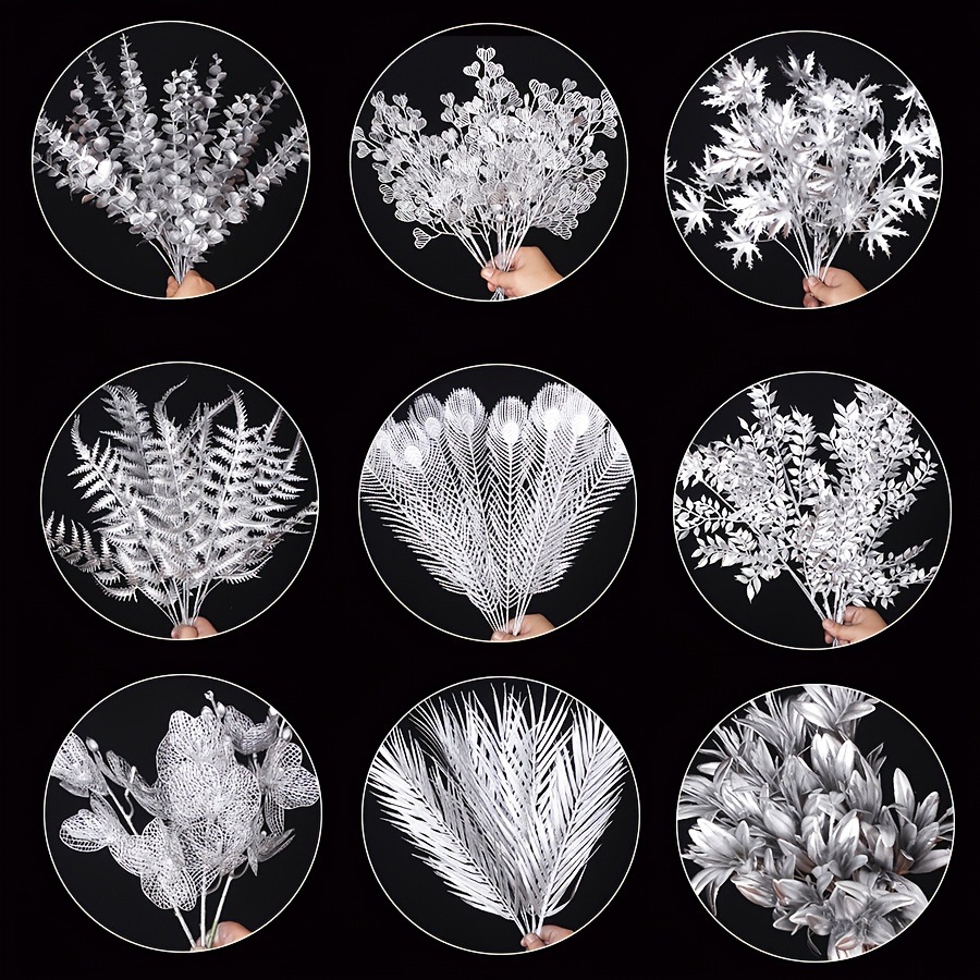 仿真花DIY发饰配件/假花/5朵塑膠花/仿真花/假花批发产品图