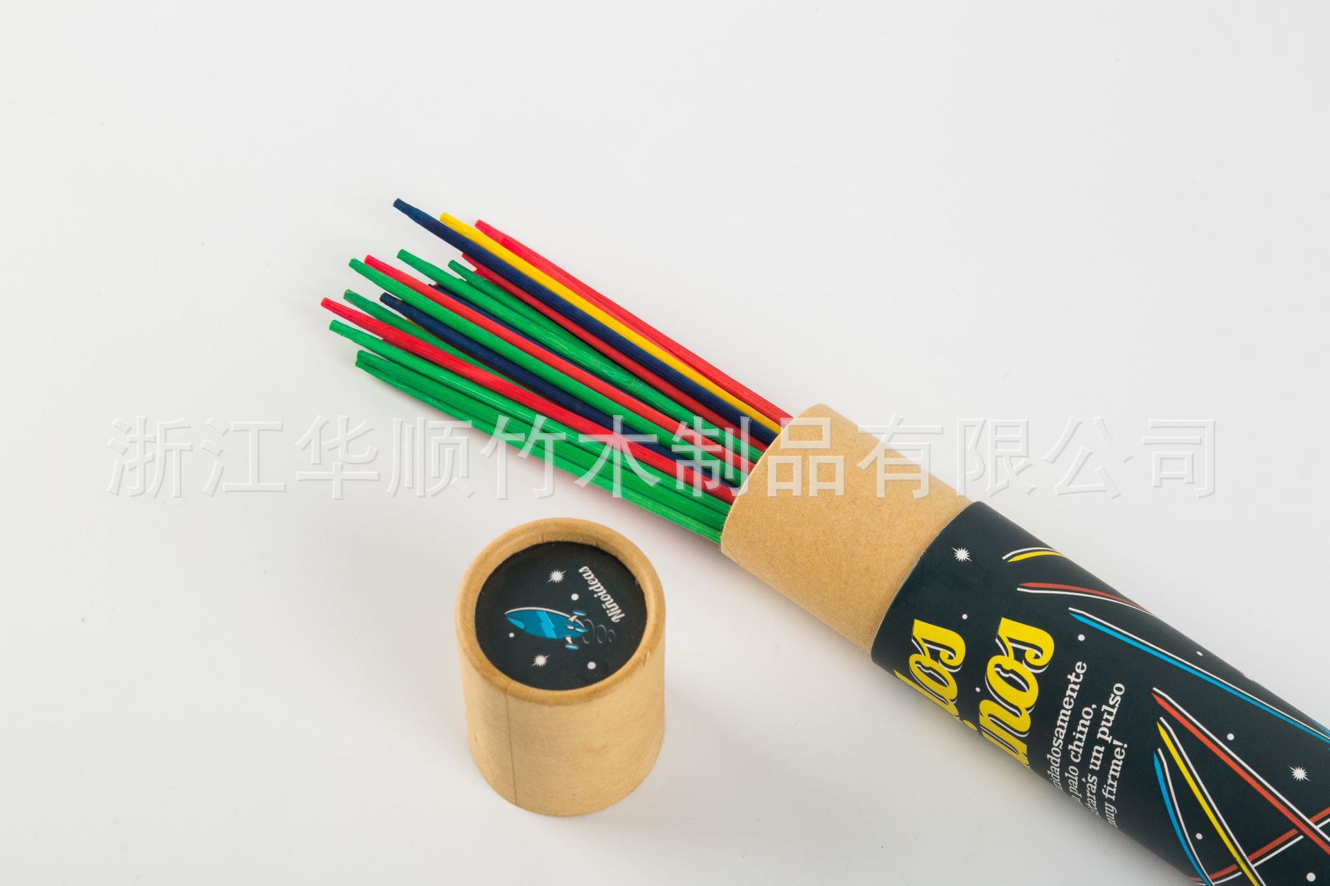 18厘米彩色游戏棒，米卡多挑棒竹签     产品图