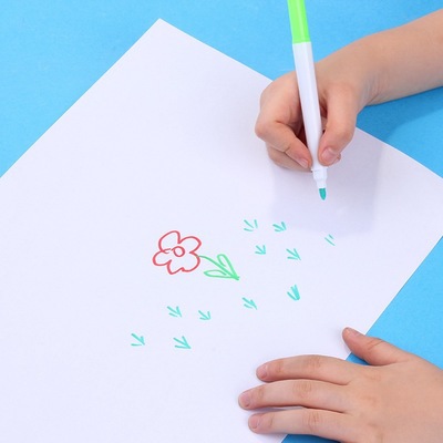 Qianhui Custom LOGO dust-free water-soluble chalk lamp board pen Fluorescent board white blackboard 12-color erasable chalk Application Scenario