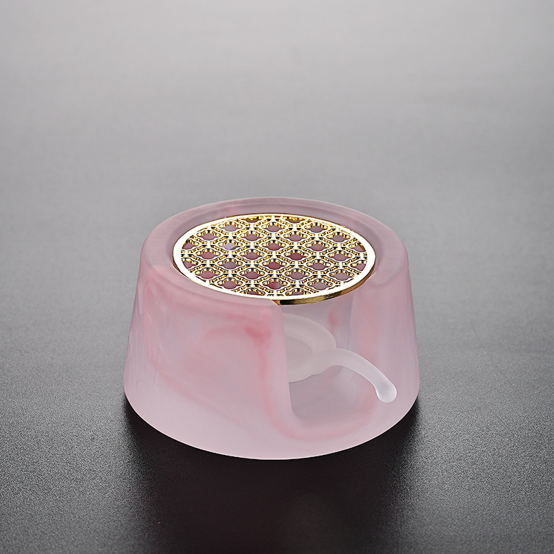 水晶玻璃温茶器蜡烛保温炉茶道零配件公道杯茶壶加热底座暖茶炉