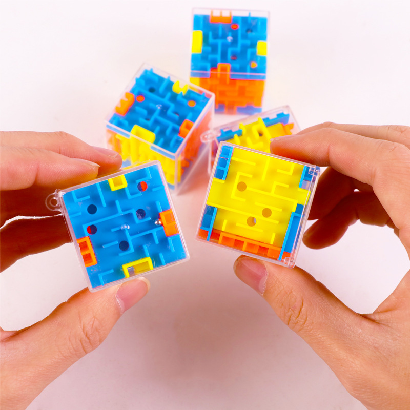 Cross-border 3D stereoscopic maze, 6-sided Rubik's Cube, puzzle puzzle, early education and intelligence puzzle toy Specification image