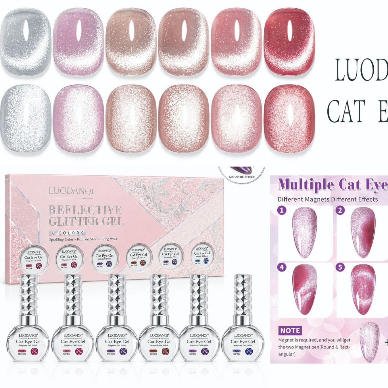 New cat's eye, new baking lamp nail art dream nail polish gel sleeve series, factory direct supply, cross-border