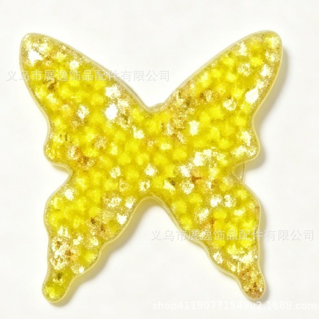 Best-selling cross-border hollowed-out bow, five-pointed star, butterfly, star accessories, water diamond patches details Picture