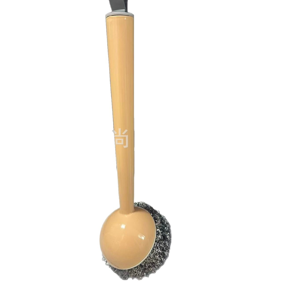 New cleaning brush, steel wool ball pot brush, long-handled household kitchen multi-functional brush, dish cleaning pot with long-handled pot brush Item Picture