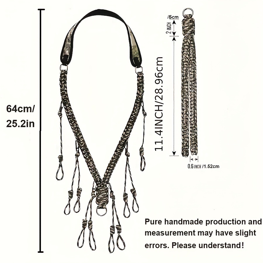 Amazon's best-selling outdoor duck whistle lanyard, a multi-functional nylon lanyard hand-woven camping equipment details Picture