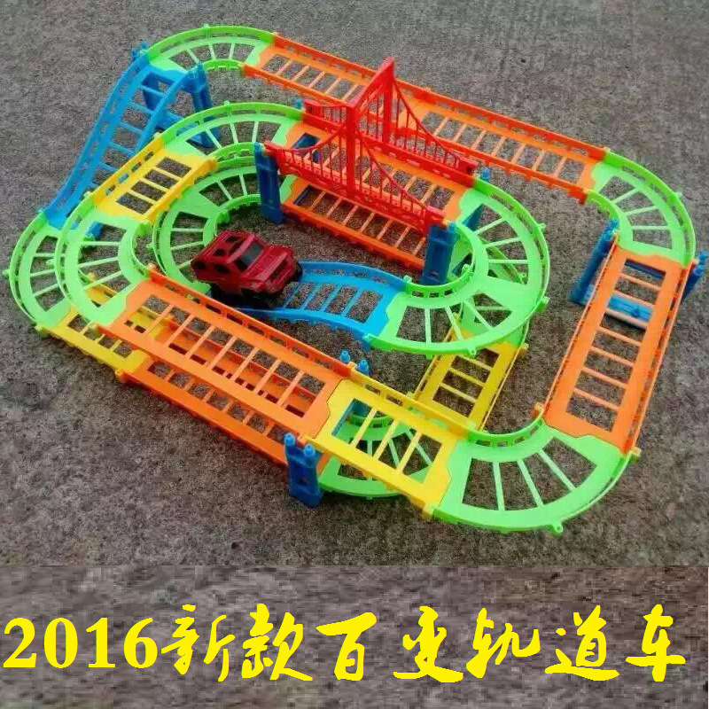 Wholesale of children's toys for the new line rail in Toma City, featuring multi-layer assembly of electric high-speed rail vehicles details Picture