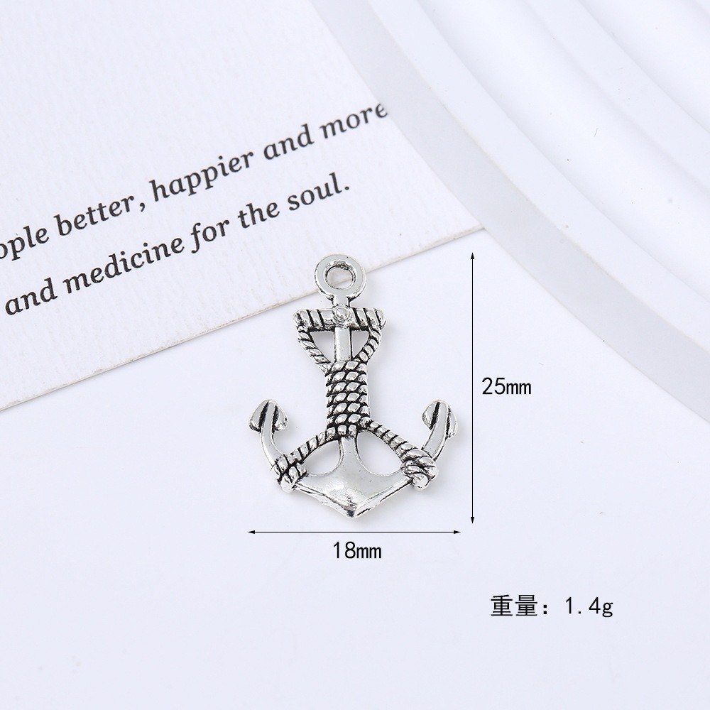 Musical instrument, music symbol, retro pendant, ship anchor, alloy jewelry, pendant, diy bracelet, necklace, key chain accessories Specification image